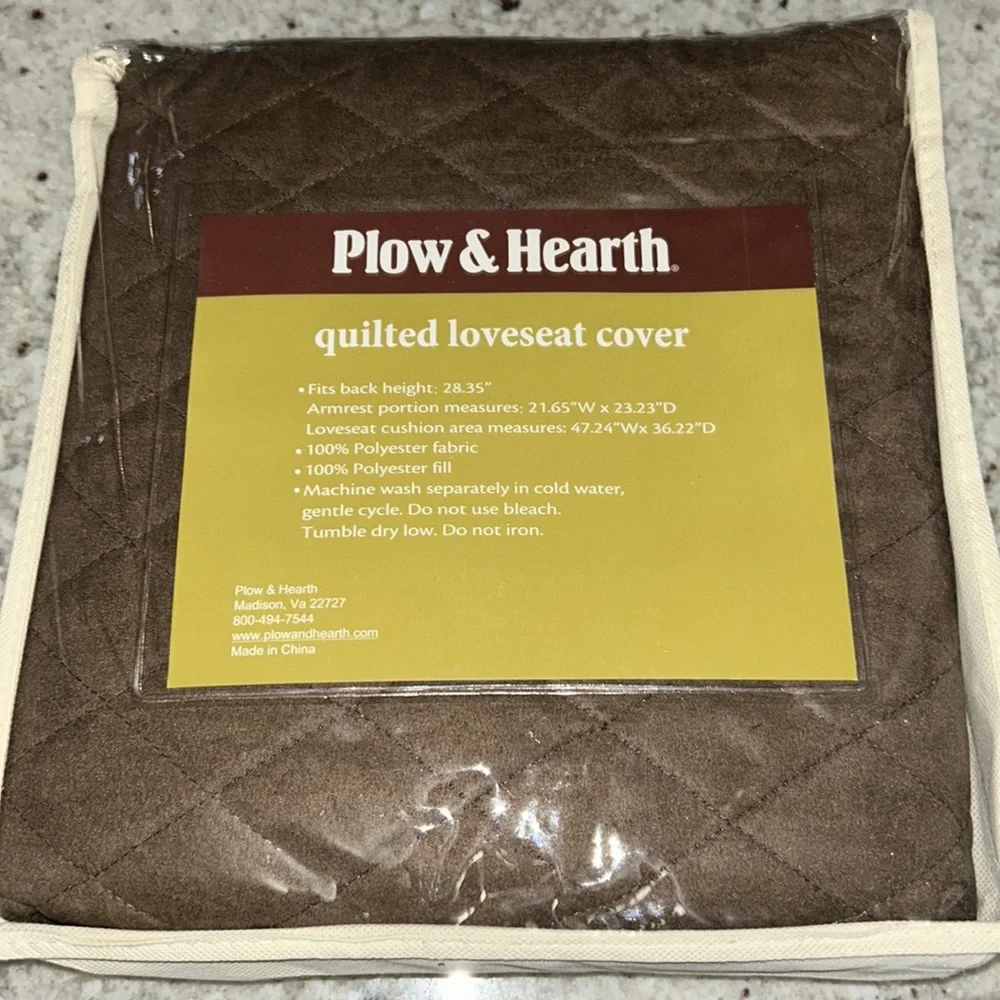 Polyester Pet Loveseat Protective Cover - Chocolate